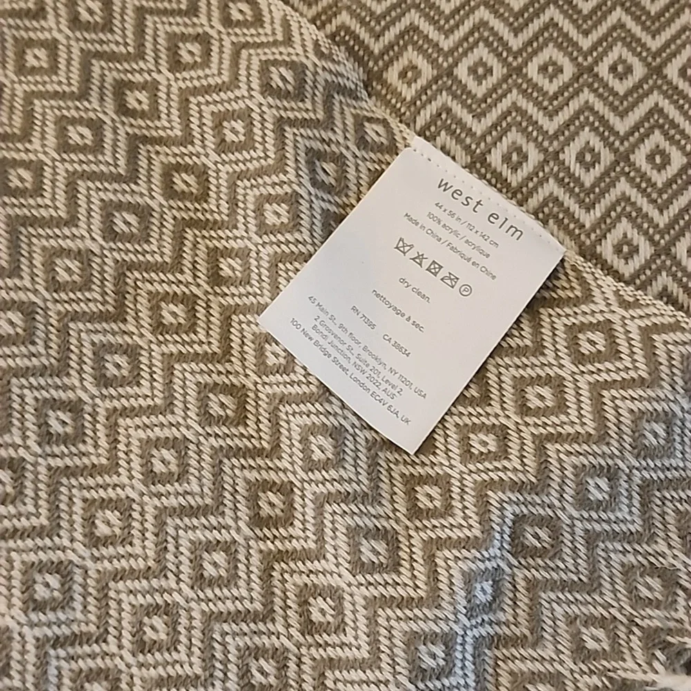 West Elm Accent Throw Blanket